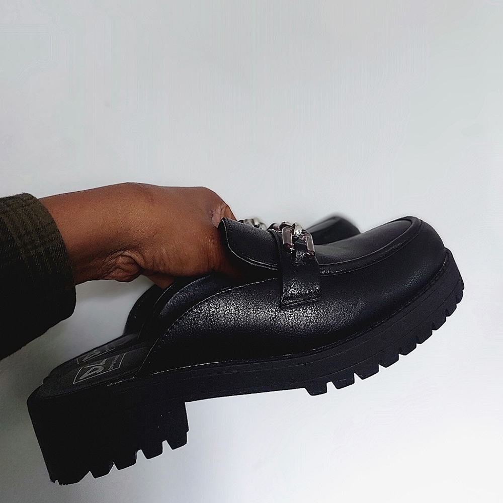 Stylish Chunky Backless Mule by Dirty Laundry
